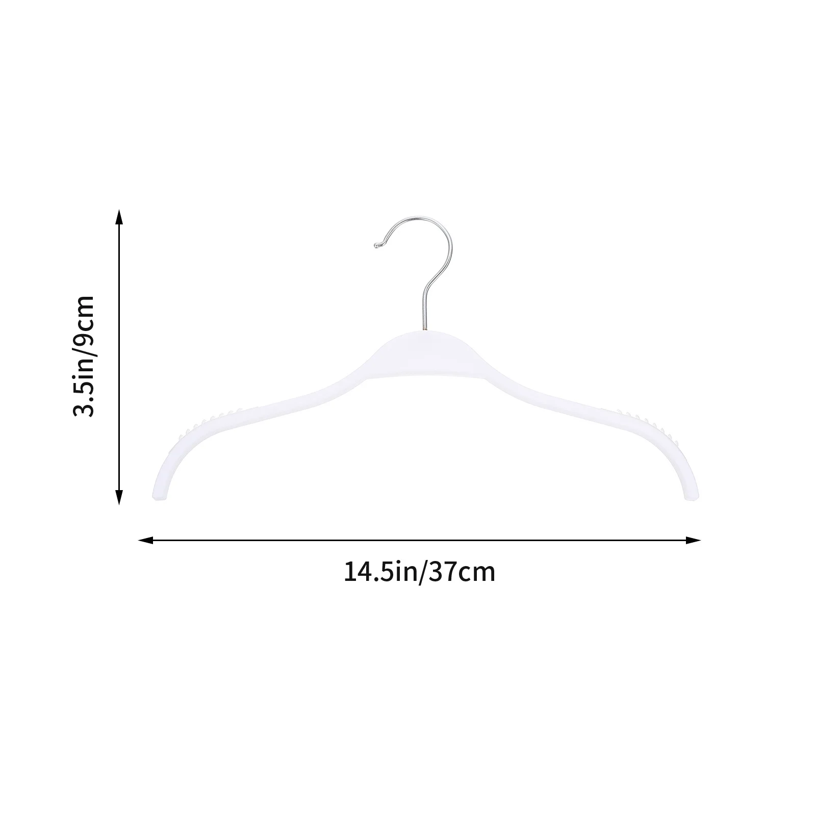 

5Pcs Heavy Duty Non-Slip Clothes Hangers Plastic Coat Hangers Household Wardrobe Organization Space-Saving Sturdy Hanger