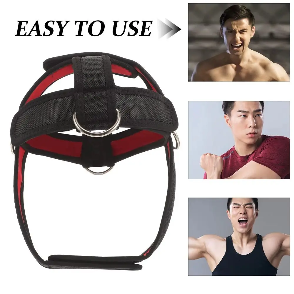 

Nylon Webbing Head Training Harness Adjustable Weight Bearing Neck Muscle Trainer Cervical Stretch Fitness Equipment