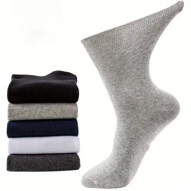 

5/7 Pairs Diabetic Sports Socks for Women, Non-Binding, Comfortable & Breathable for Seniors, Pregnant Women, Loose Fit Athletic