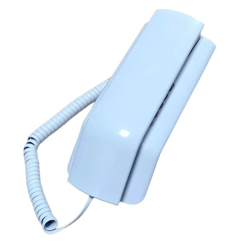 Corded Phone Desktop Landline Phone Wall Mountable Landline Phone Sound Transmission for Home Office Hotel Use 634A