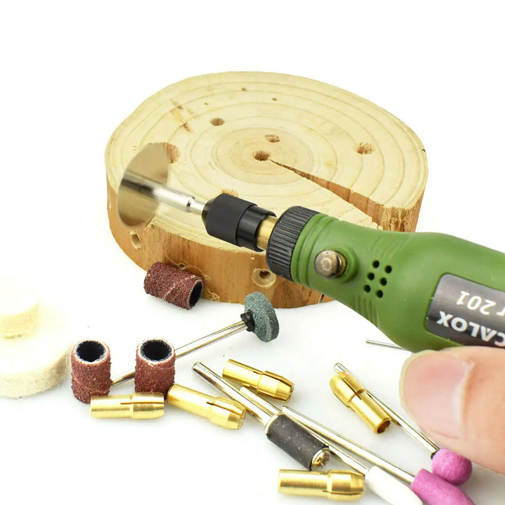 ALIM-10W Hobby Craft Mini Drill Grinder Rotary Tool Set Modeling Polishing Drilling