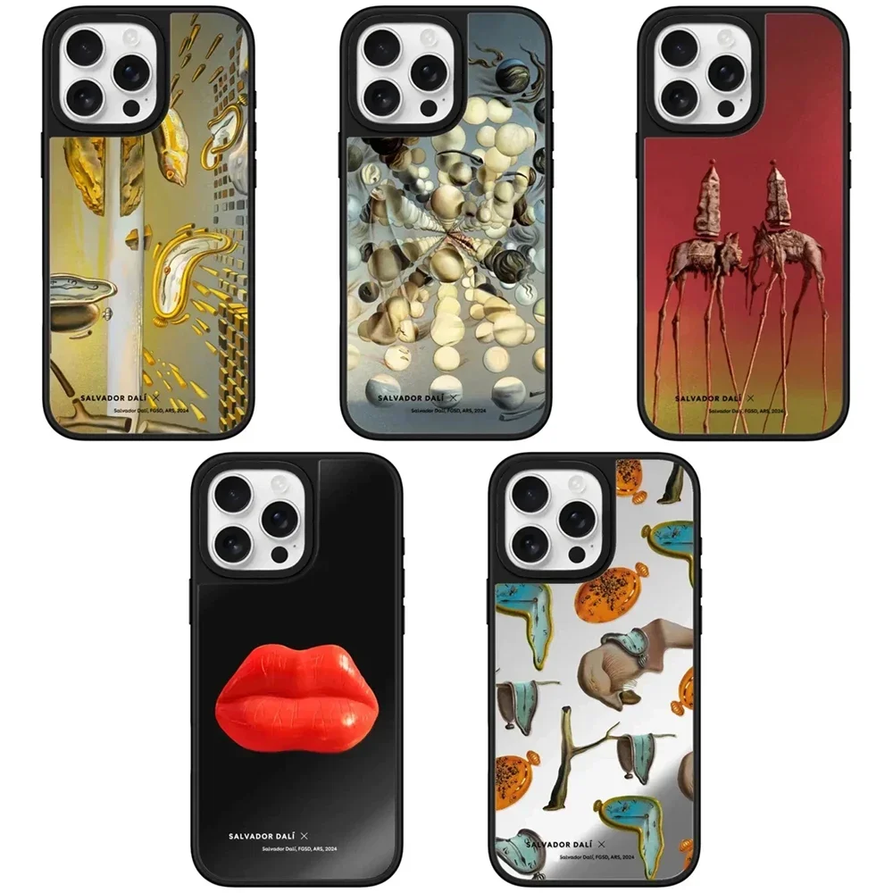 

Red Lips Mirror iPhone 12 13 14 15 16 Pro Max Case - Protective iPhone Case with MagSafe