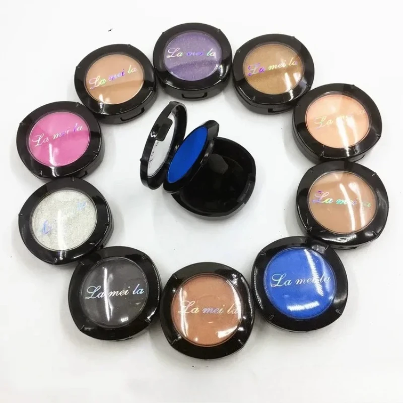 

12 Color Sliver Glod Black Nude Eyeshadow Makeup Matte Shimmer Eye Shadow Palette Make up Glitter Eyeshadow With Brush Mirror