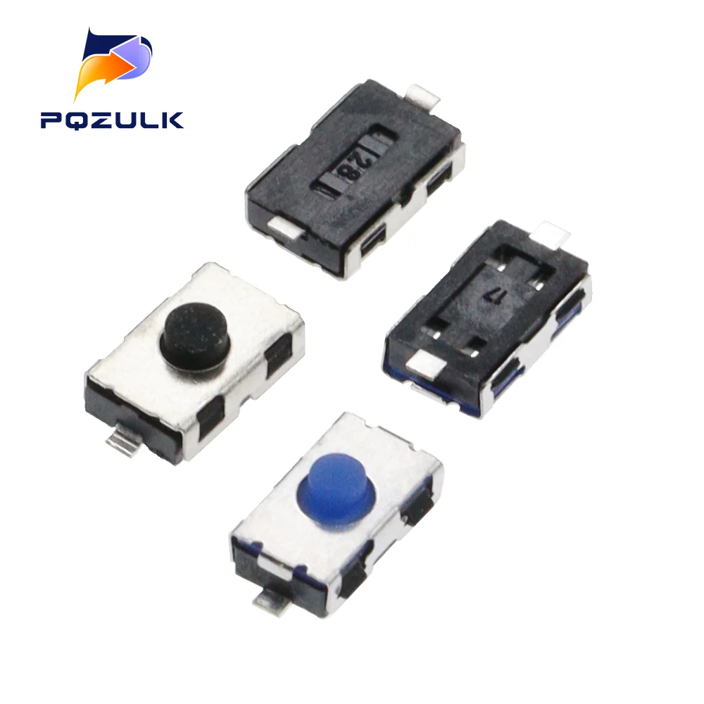 20PCS Normally Open 4X6X2.5H 2P SMT 12V 0.5A 3X6X2.5MM Normally Closed Push Button Switch Micro Tact Touch Switch Metal Tactile