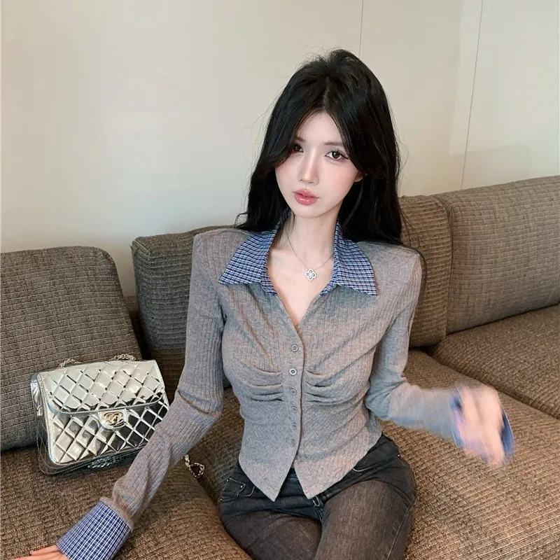 

Long Sleeved T Shirt Oversize Woman Womens Autumn Eyelet Ruffle Hem Romantic Fairycore Girl Decorative Frill Layered Beautiful