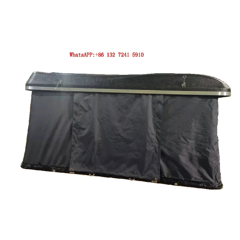 Modern Straight Bracing Type Can Car Roof Tent with Porch Bathroom Awning for Beach & Car Rooftop Camping Four-Season Use