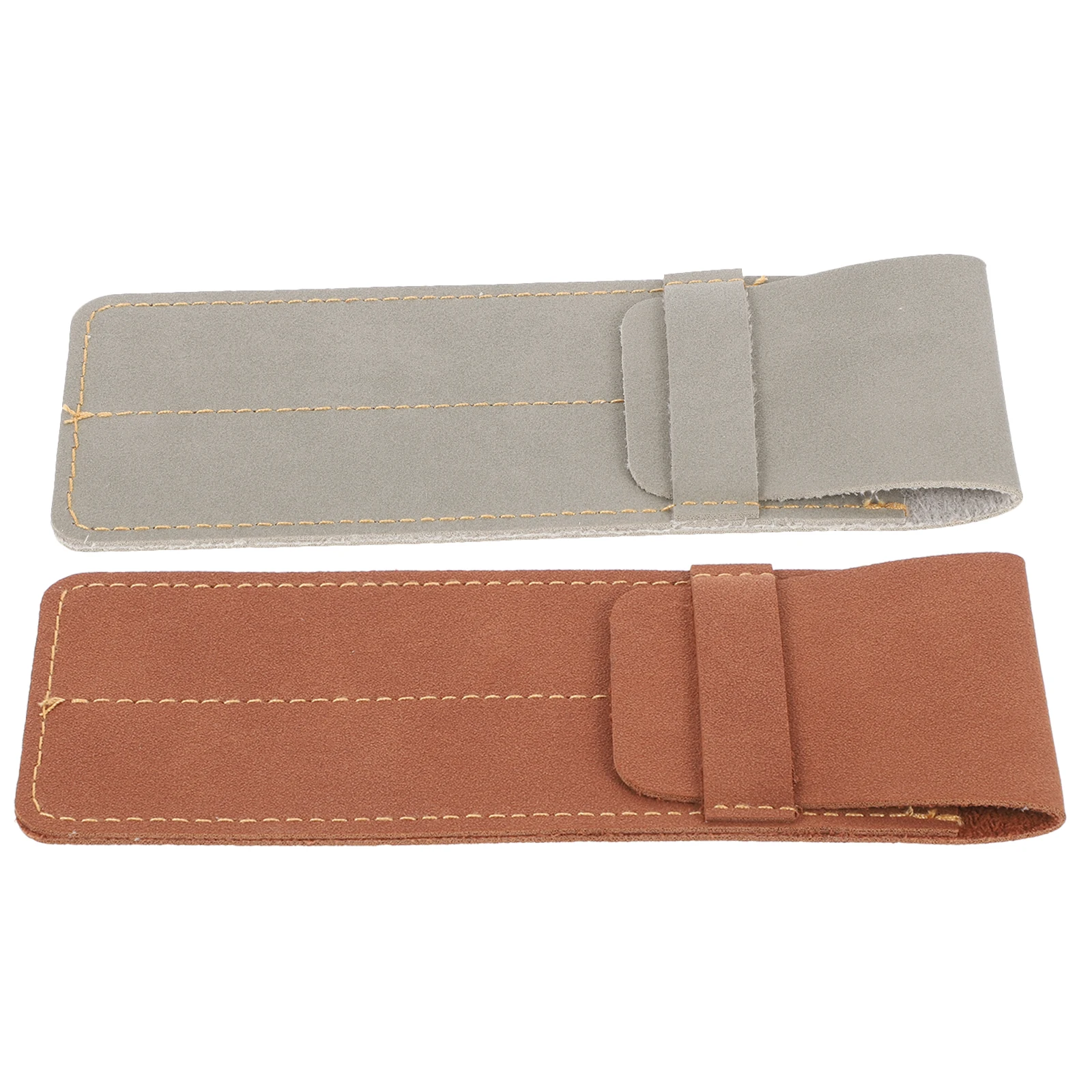 

2 Pcs Vintage Sleeves Retro Pen Pouches for Fountain Ballpoint Pens Dustproof Practical Pen Bags Gift Box