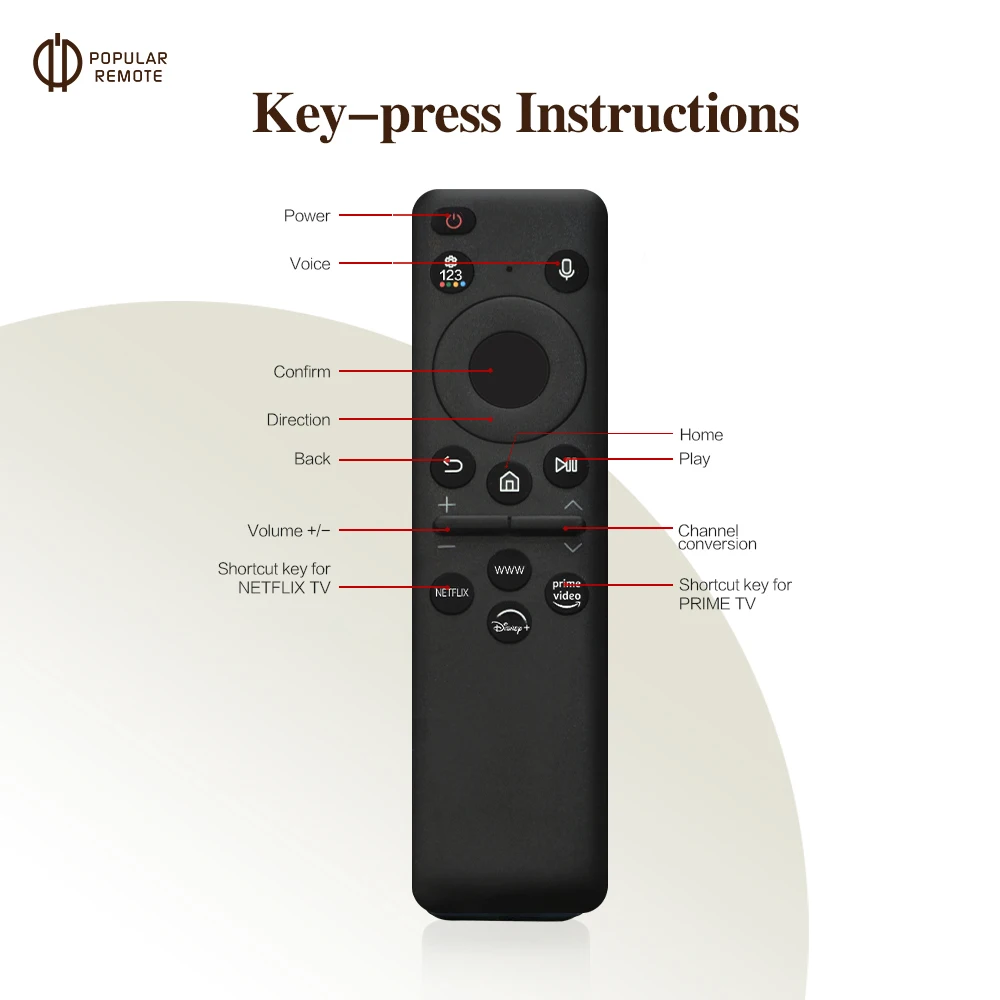 BN59-01432J Replacement Solar Remote Control For Samsung Smart TV Compatible With Neo QLED 8K 4K Series