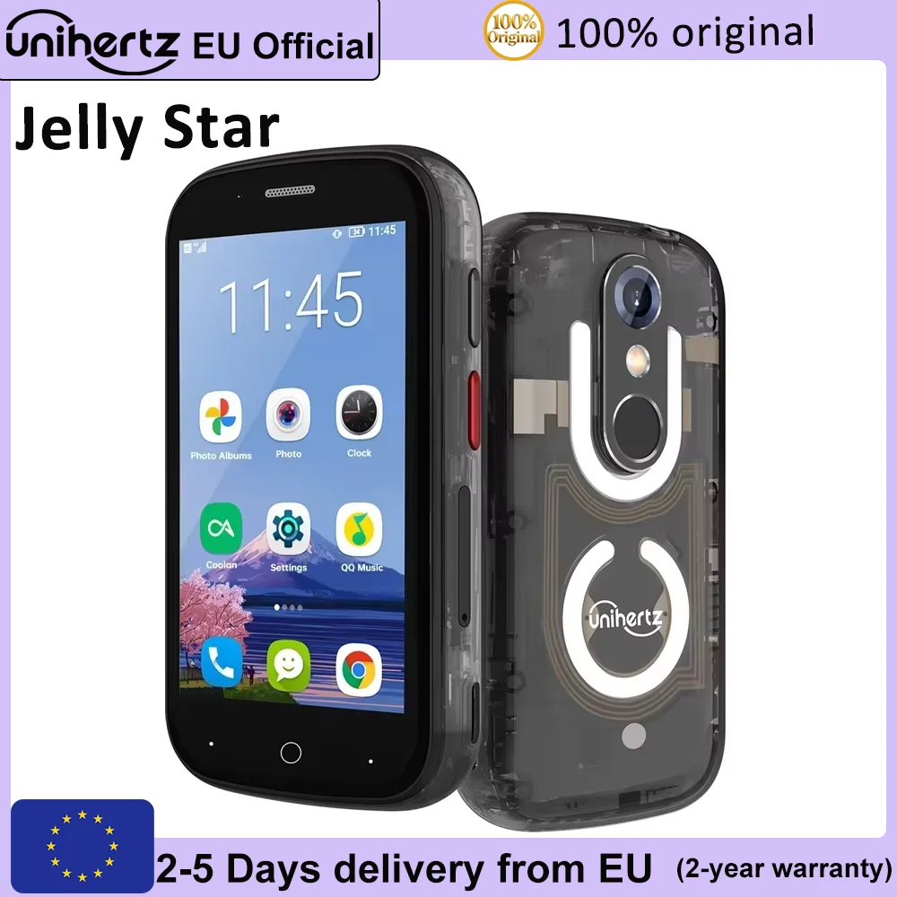 Unihertz Jelly Star Android 13 4G Version mondiale Smartphone 8GB RAM 256GB ROM double Nano SIM Bluetooth 5.3 48MP caméra 3 3 pouces