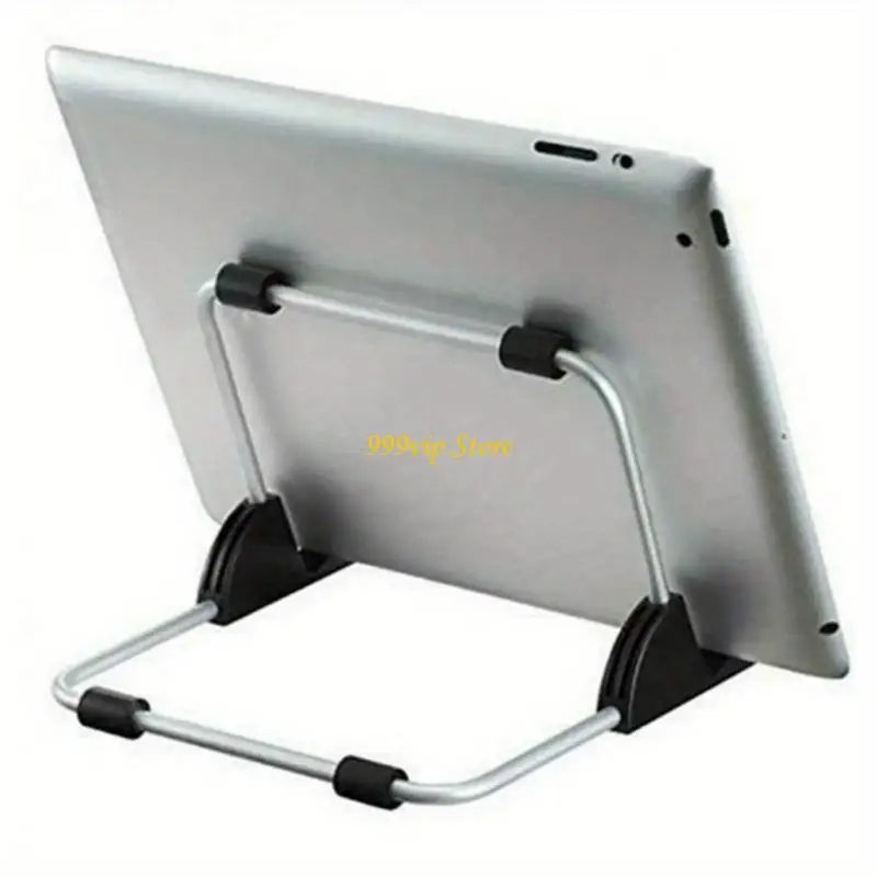 C90C Space Saving Metal Tablet Stand Foldable Adjustable Computer Holder