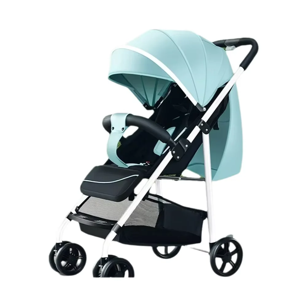 

Wholesale Baby Stroller Seated Lying Down Easy To Carry Foldable Two-way Universal Wide Widened Enlarged Baby Stroller