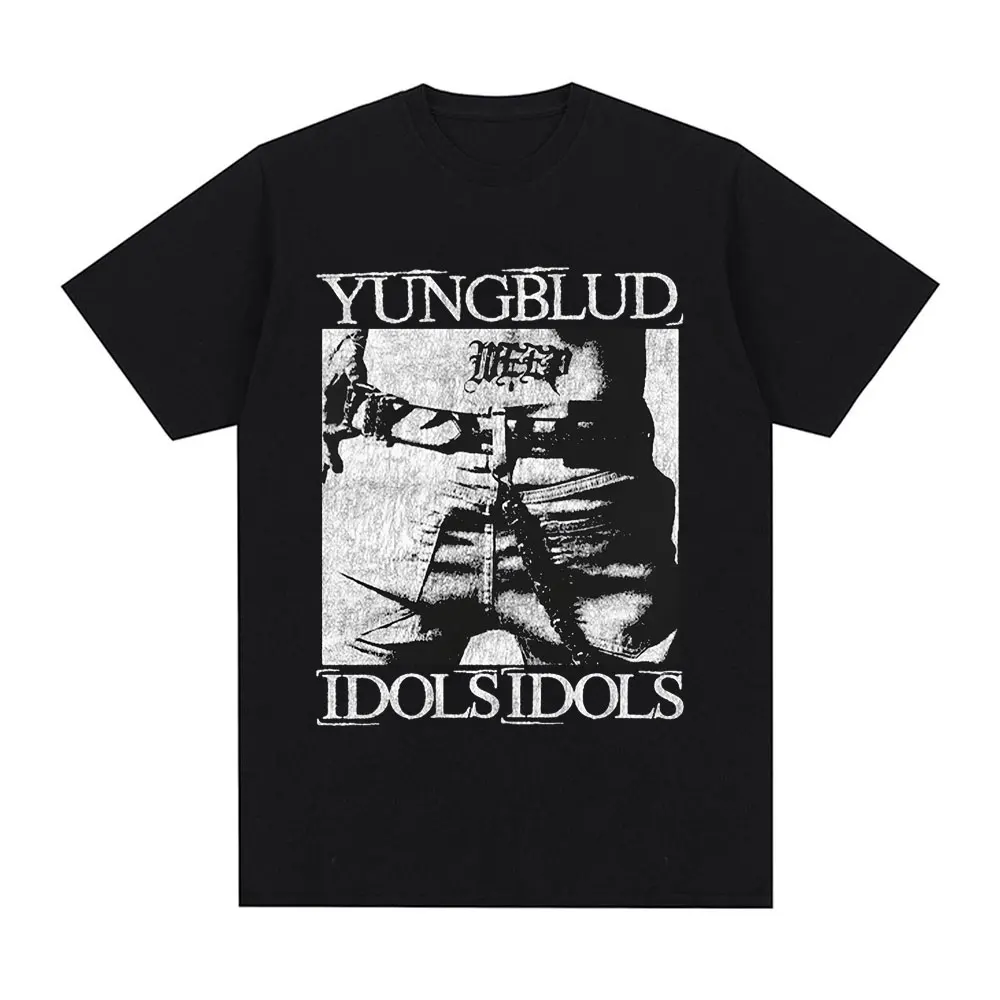 Yungblud Idios альбом графический принт футболка мужская женская одежда модные футболки с короткими рукавами повседневная хлопковая футболка большого размера топы