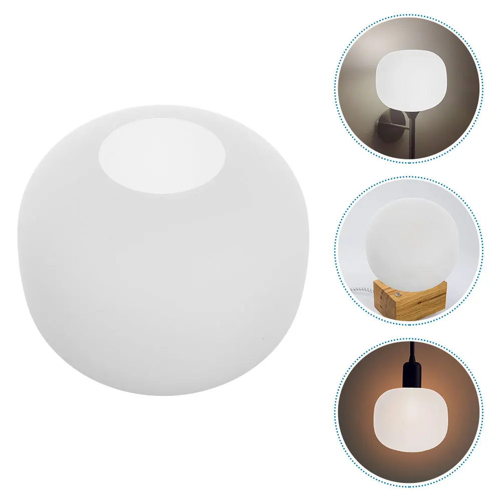 

Milky White Frosted Glass Lampshade Cover Soft Light Diffuser for Table Lamp Wall Sconce Decorative Globe Ceiling Light Fixture