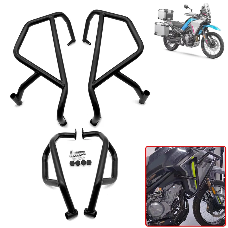 For CFMOTO 450 MT 2024 Engine Guard Highway Crash Bar For CF-MOTO 450MT Motorcycle Frame Protection Bumper 450-MT Accessories