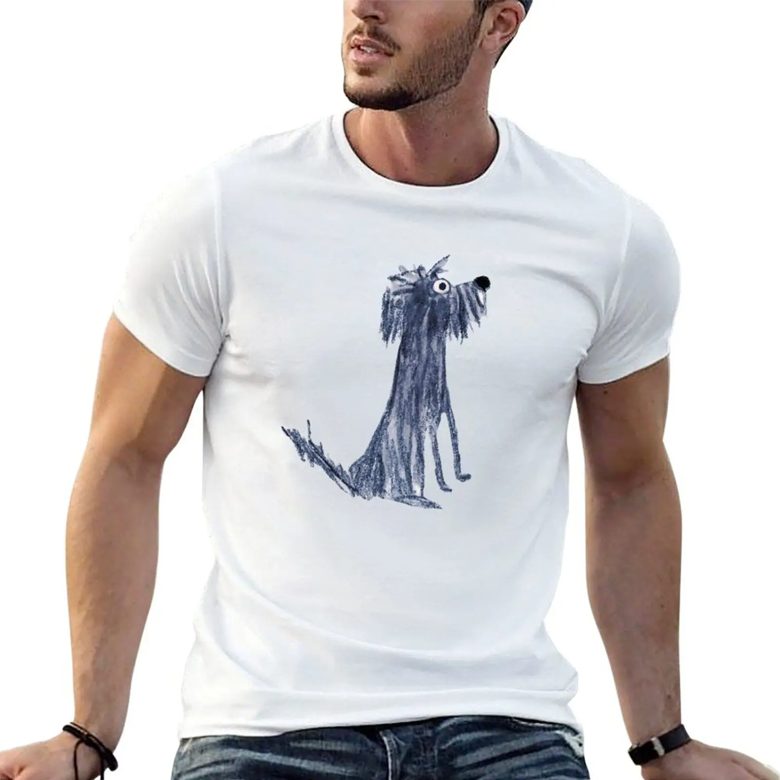 dog shirts man for man shirts for t T-Shirt printed men g t Scruffy