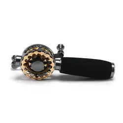 New arrived 50 CNC Carved full metal speed ratio wheel Line through the inside hollow reel Modified fishing reel set