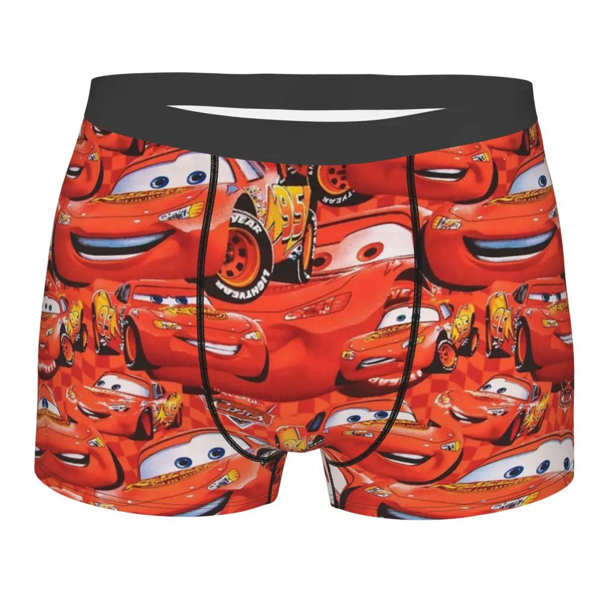 Custom Novelty Cartoon Pixar Cars Boxers Shorts Panties Men's Underpants Breathable Briefs Underwear