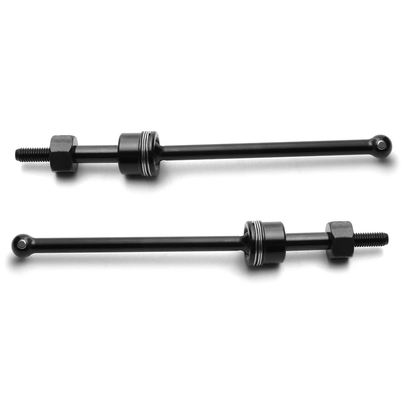 Junta Universal negra para modelos de coches TEAM LOSI 1/8 LMT 4WD SOLID LOS04022 junta Universal CVD frontal de acero de aleación de carbono medio