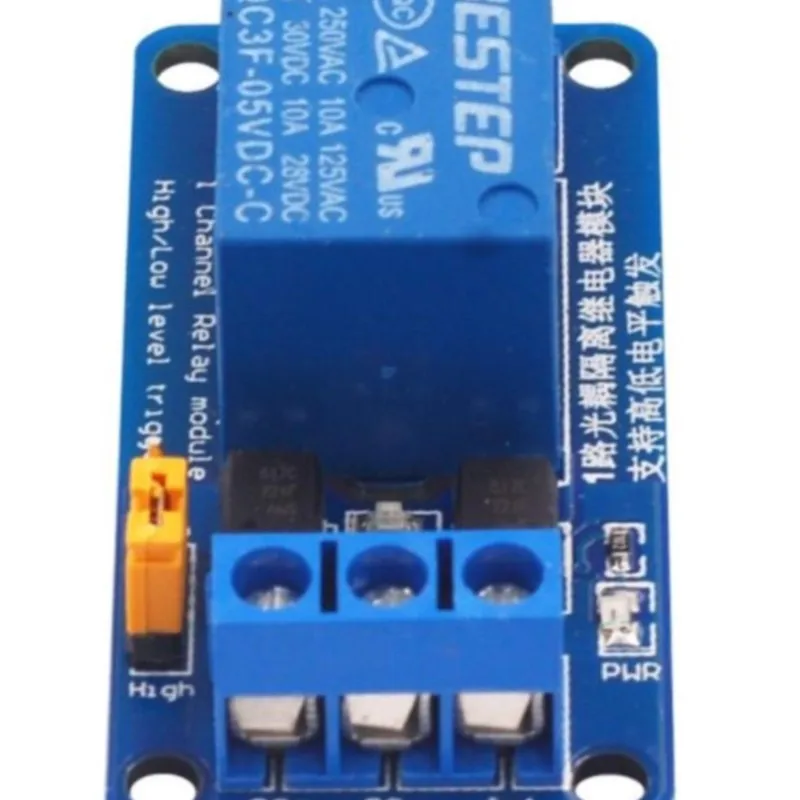 Nuovo durevole 3.3V 5V 12V 24V doppio optoaccoppiatore a 1 canale isolato scheda modulo relè Trigger di alto e basso livello