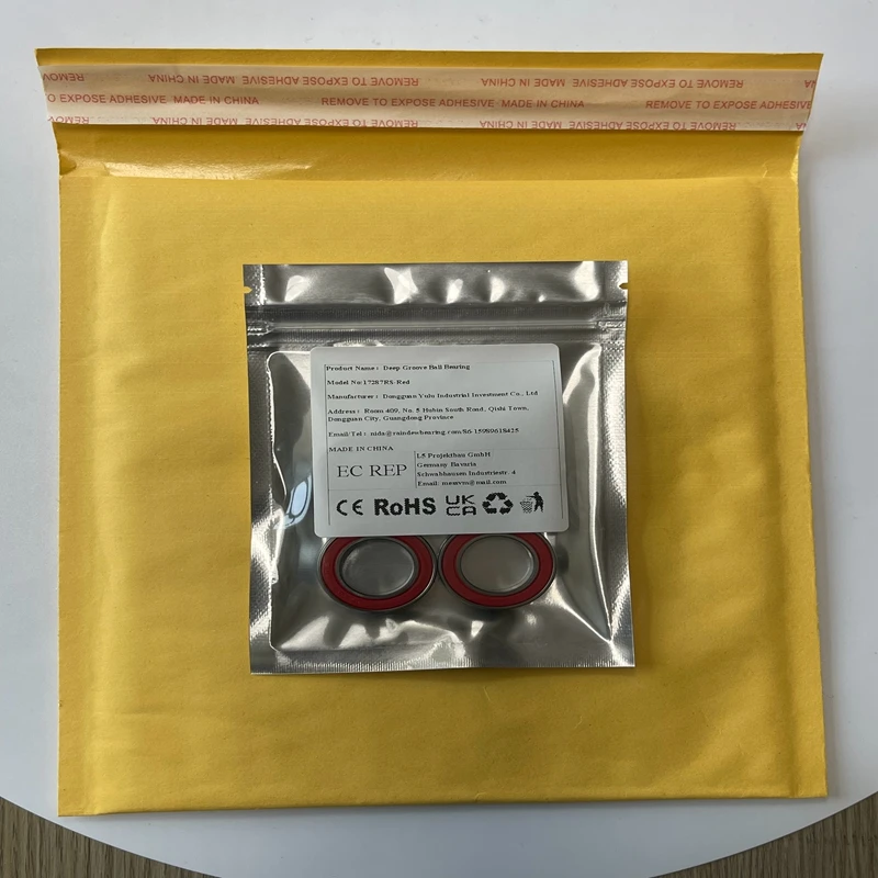 

4 шт. 17287RS шарикоподшипники 17287RS 17X28X7 мм ABEC-7 запасные части для велосипедных подшипников