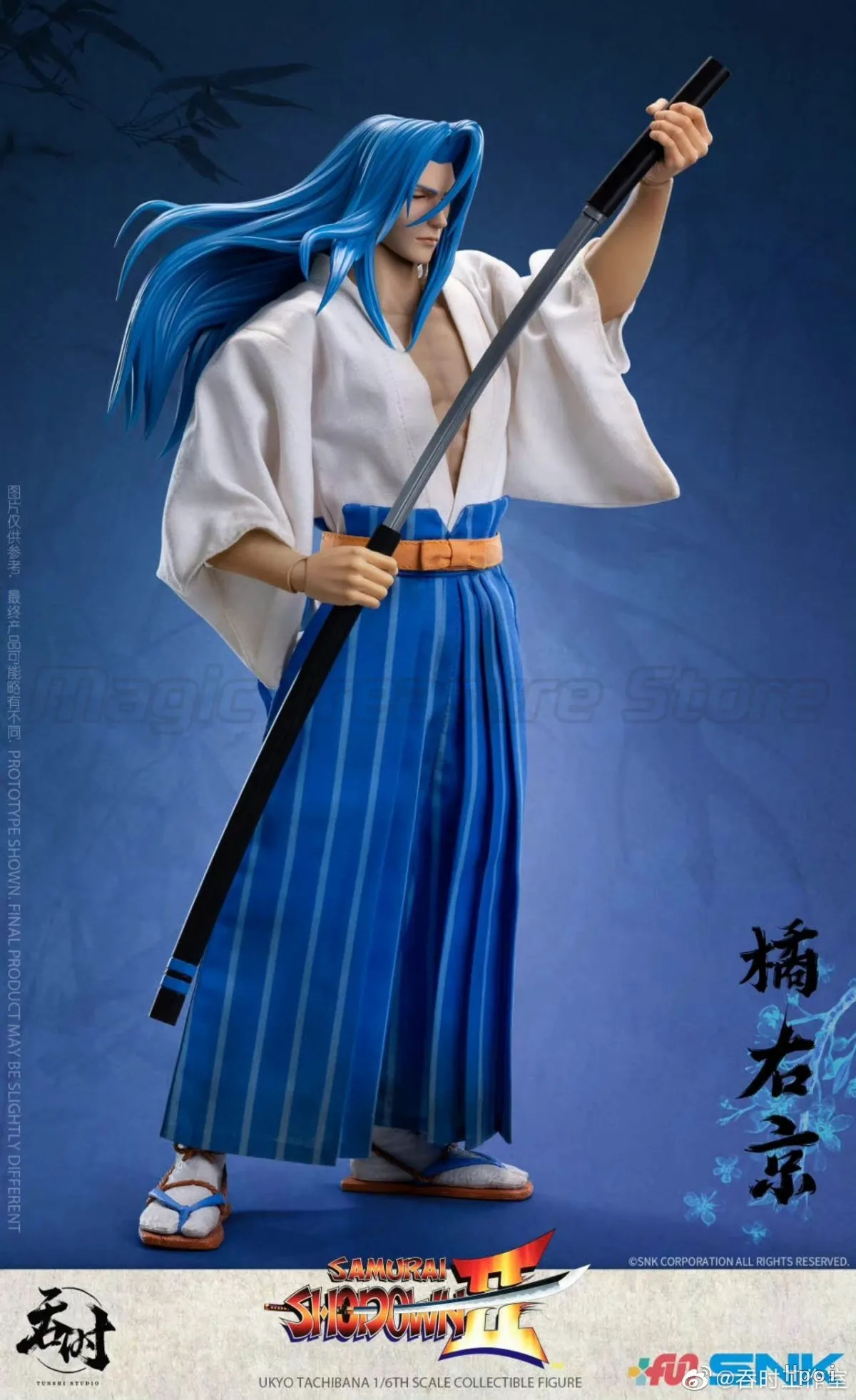 

【MT】Оригинальная фигурка Sonshi Studio TS-008 SAMURAI SPIRITS Ukyou Tachibana в масштабе 1/6