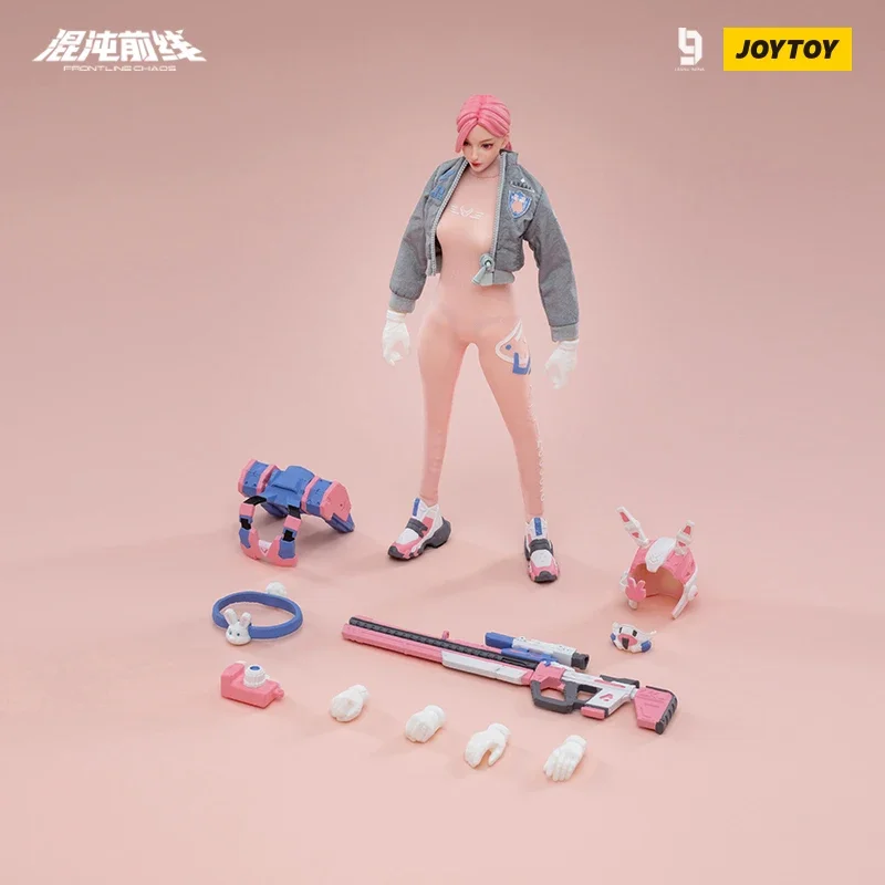 

in stock Genuine Original JOYTOY RABBY Scale Level 9 Society Chaos Frontline Lan Male Warrior Full Set 6Inch Action Figure Toy