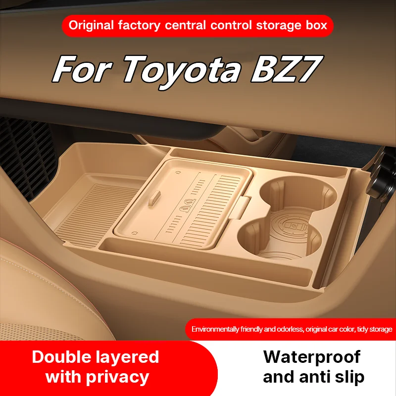 2026-for-toyota-bz7-center-console-below-storage-box-central-control-organizer-mat-car-interior-silicone