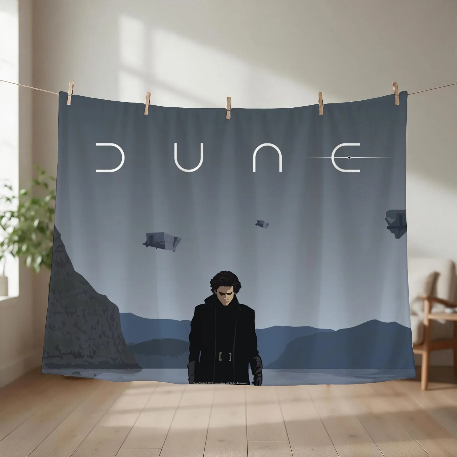 Paul Atreides Throw Blanket Multi-Purpose Plaid on the sofa Fashion Sofas Weighted Blankets
