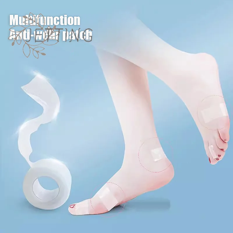 

(SMTGDP11)1Roll Transparent Invisible Anti-wear Breathable Tearable Adhesive Tape Bandage Medical Plaster Foot Sticker Tape