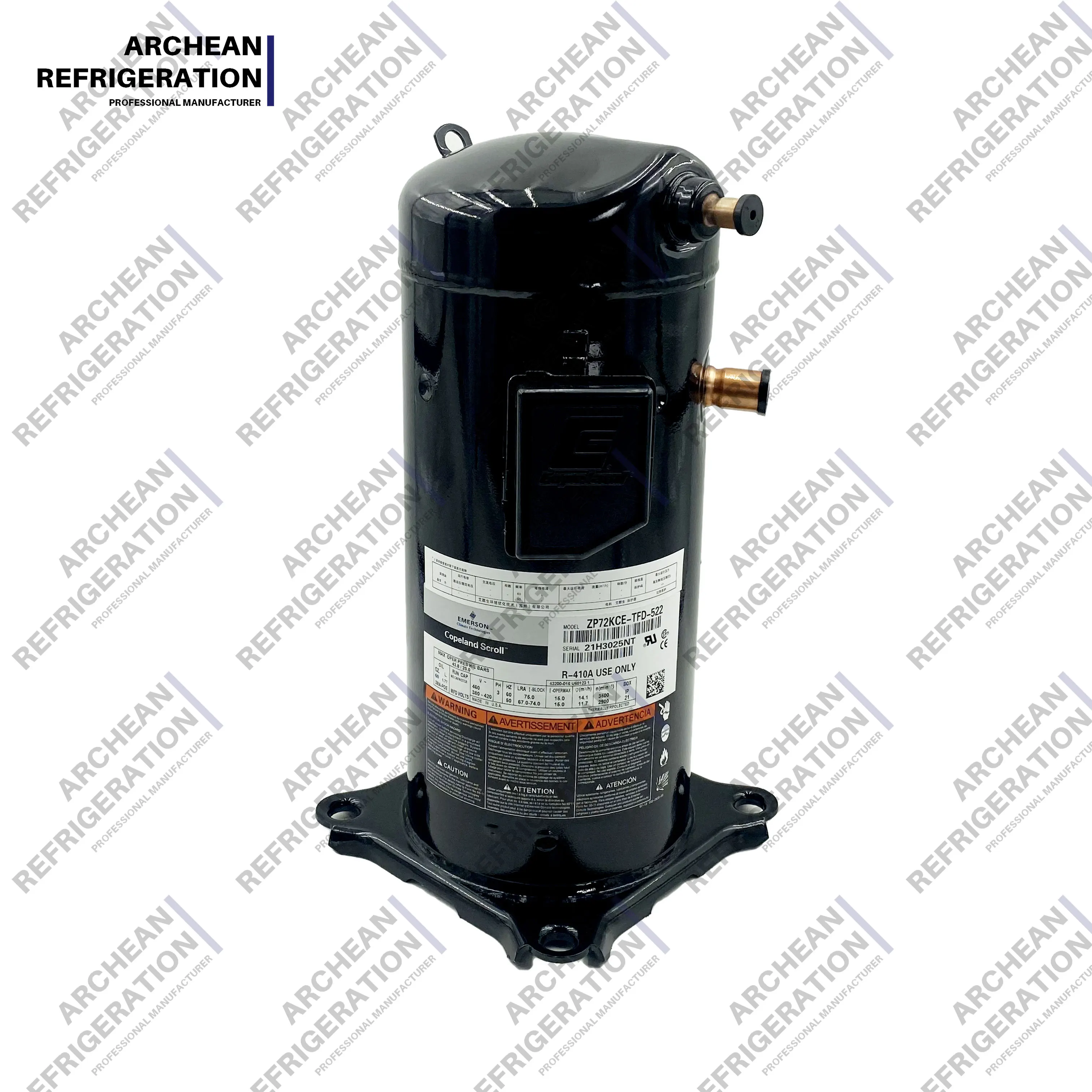 Cope-land Air Conditioner ZP24K5E-TFD-800 Scroll Compressor For Cold Room Refrigeration