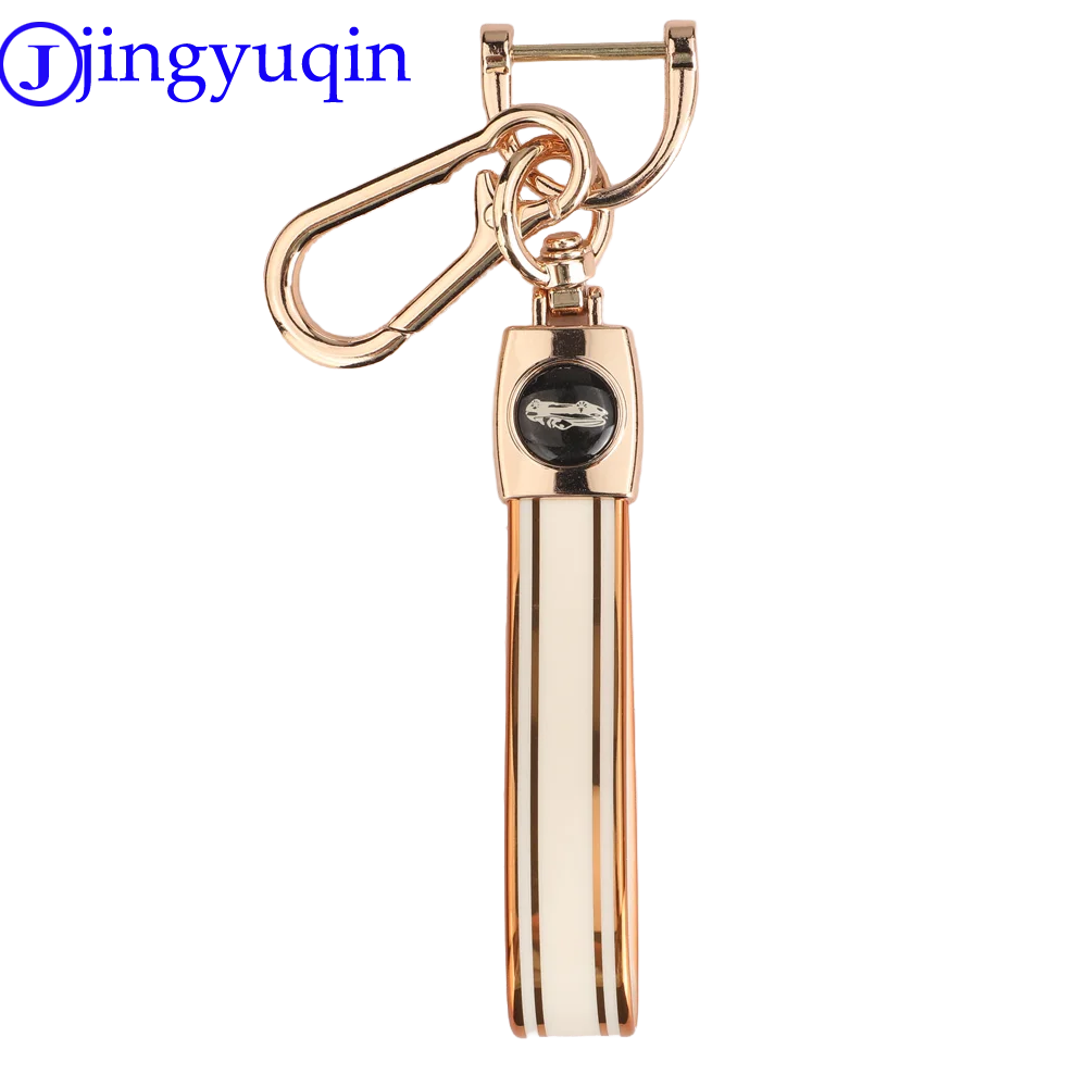 Jingyuqin Trendy DIY Platte Anhänger Schlüsselbund Für Männer Punk Einfache Woven TPU SCHLÜSSELRING Auto Schlüssel Kette Zubehör