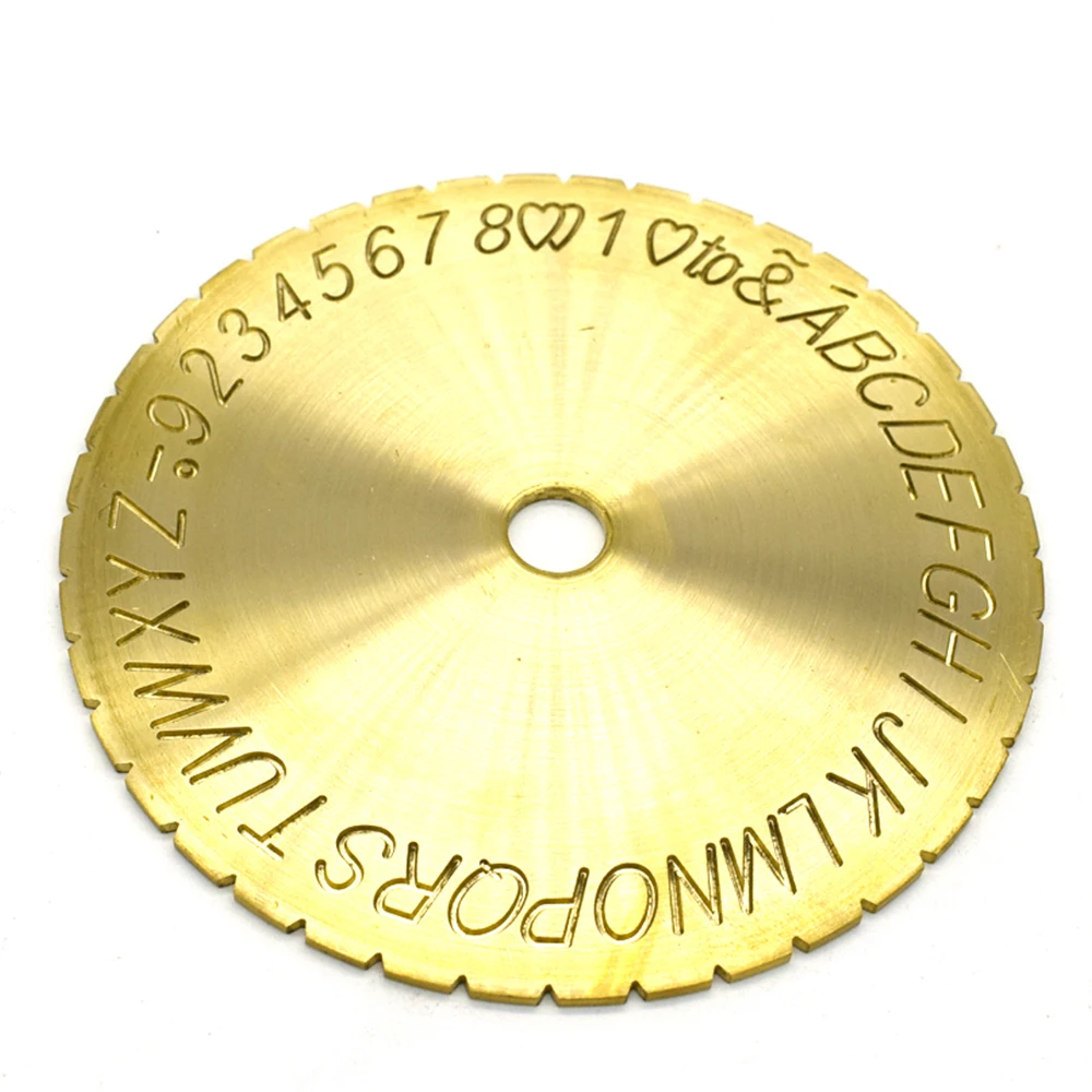 Ring Engraving Font Jewelry Carving Font Tools Ring Engraver Plate With Letter Number Inside
