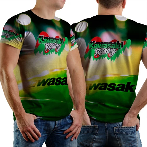

Kawasaki Motorcycle Riding Men Women T-shirt Sunscreen Fast Drying Breathable Short Sleeve 2025 Men Oversized Motorcycle T Shirt