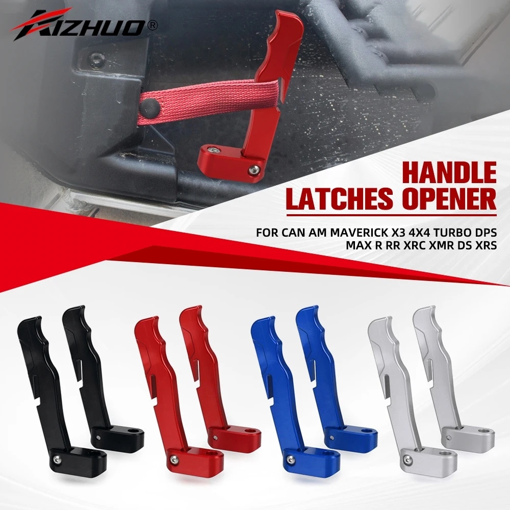 

UTV Parts Maverick X3 Door Handle and Door Limit Straps Kit For Can Am Maverick X3 4x4 Turbo DPS MAX R RR XRC XMR DS XRS