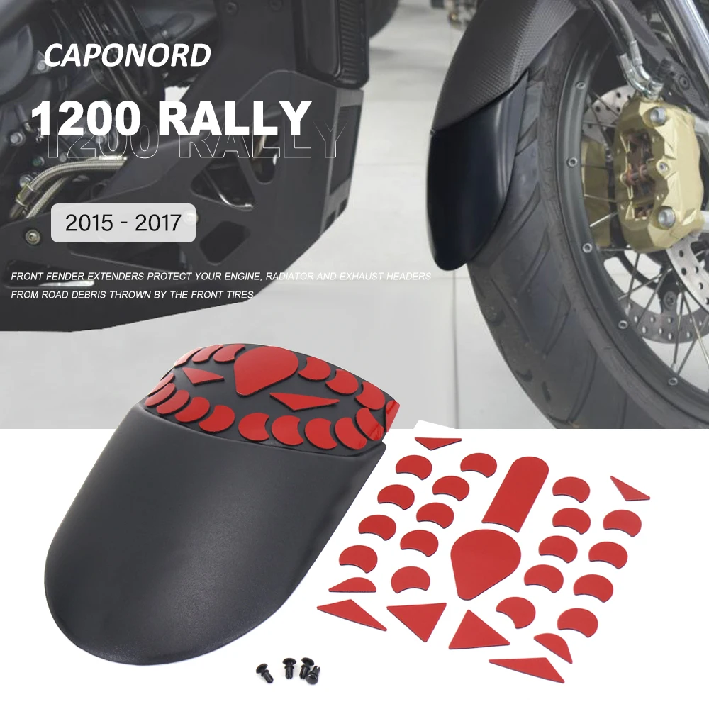 

New 2015 2016 2017 For Caponord 1200 Rally Motorcycle Accessories Front Mudguard Fender Extender Extension CAPONORD 1200 RALLY