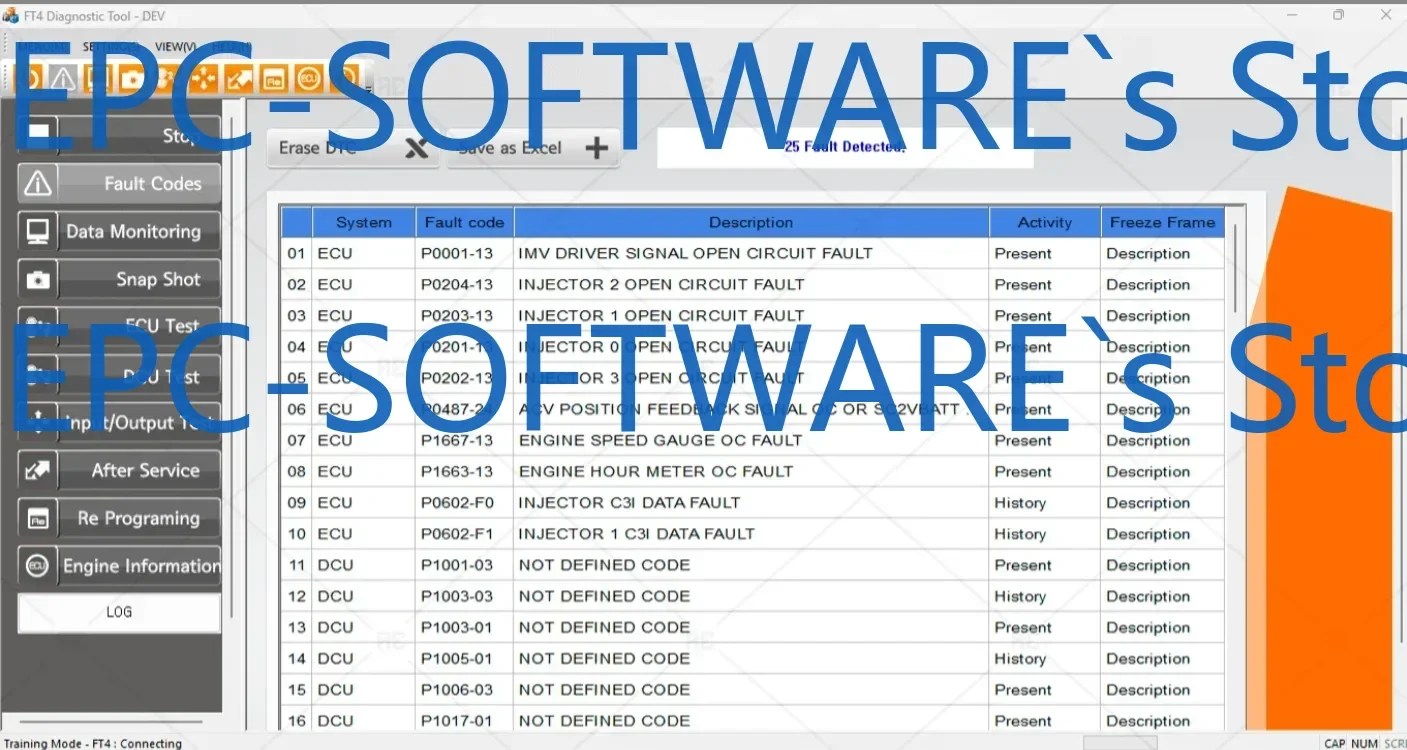 EPC-SOFTWARE DAEDONG أداة تشخيصية FT4 SCAN 4.21 [2018.09]+Keygen