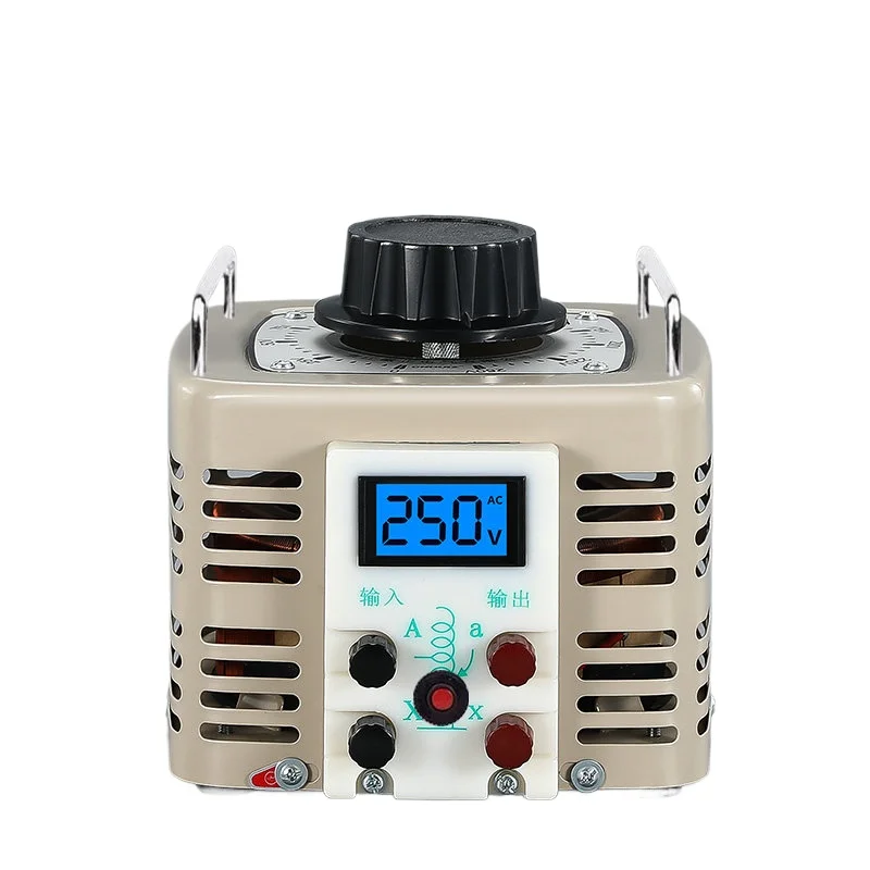 For 220v AC single phase voltage regulator TDGC2-5KVA step-up power supply cutting foam 0-250V adjustable transformer