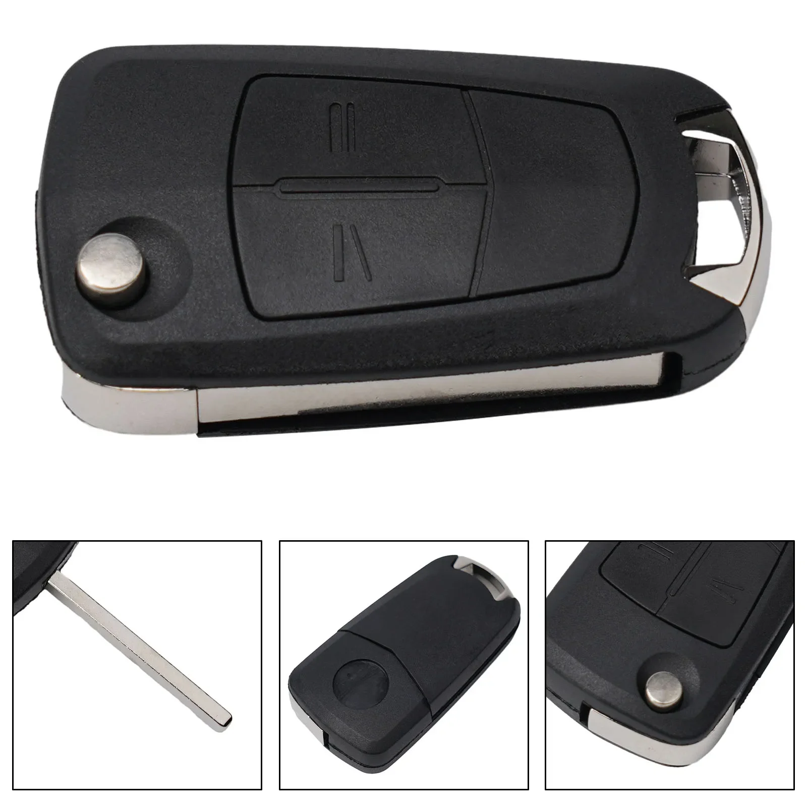 รถ 2 ปุ่มรีโมท Flip Key Fob สําหรับ Opel Corsa D Zafira B Astra H Tigra 2 ปุ่ม Remote Key กรณี