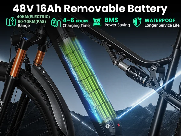 Mid-mounted motor electric bicycle peak 1000W motor 48V 16AH lithium battery e bike 29inch tire 45km/h mountain electric bike image 7