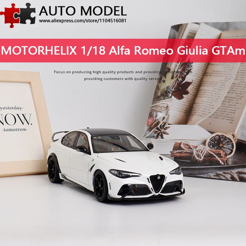 

Alfa Romeo Gta Gtam Alfa Romeo Giulia Alloy Simulation Car Model Fully Assembled Motorhelix 1:18 Mh Collectible Gift Limited Edition Die-Cast Metal Scale Model Adult Toy