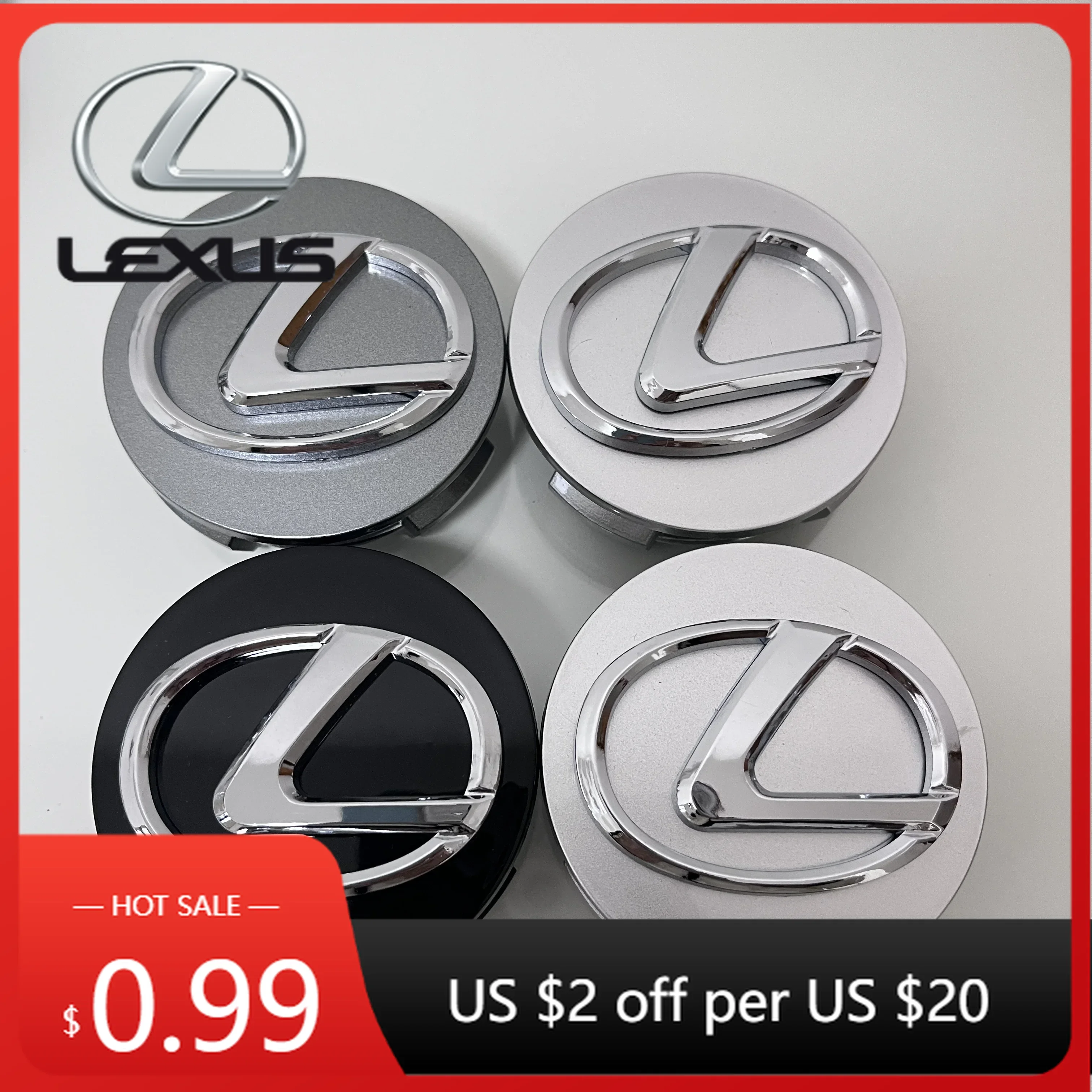 

Наклейки для интерьера, 4 шт., 62 мм, колпачки для центра дисков с логотипом Lexus, заглушки для колесных дисков для NX200T, ES200, ES350, IS300, RX240, GS450h, LS500h