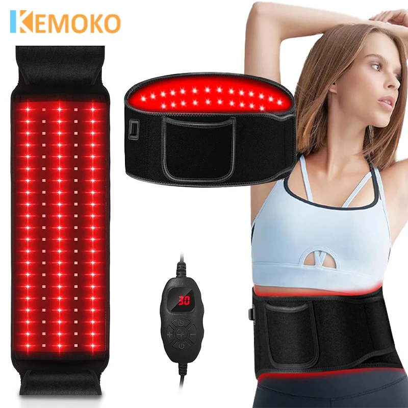 led赤色光療法ベルトバンド-660nmと850nmの赤外線光療法は、血液循環を改善し、筋肉の弛緩に使用されます
