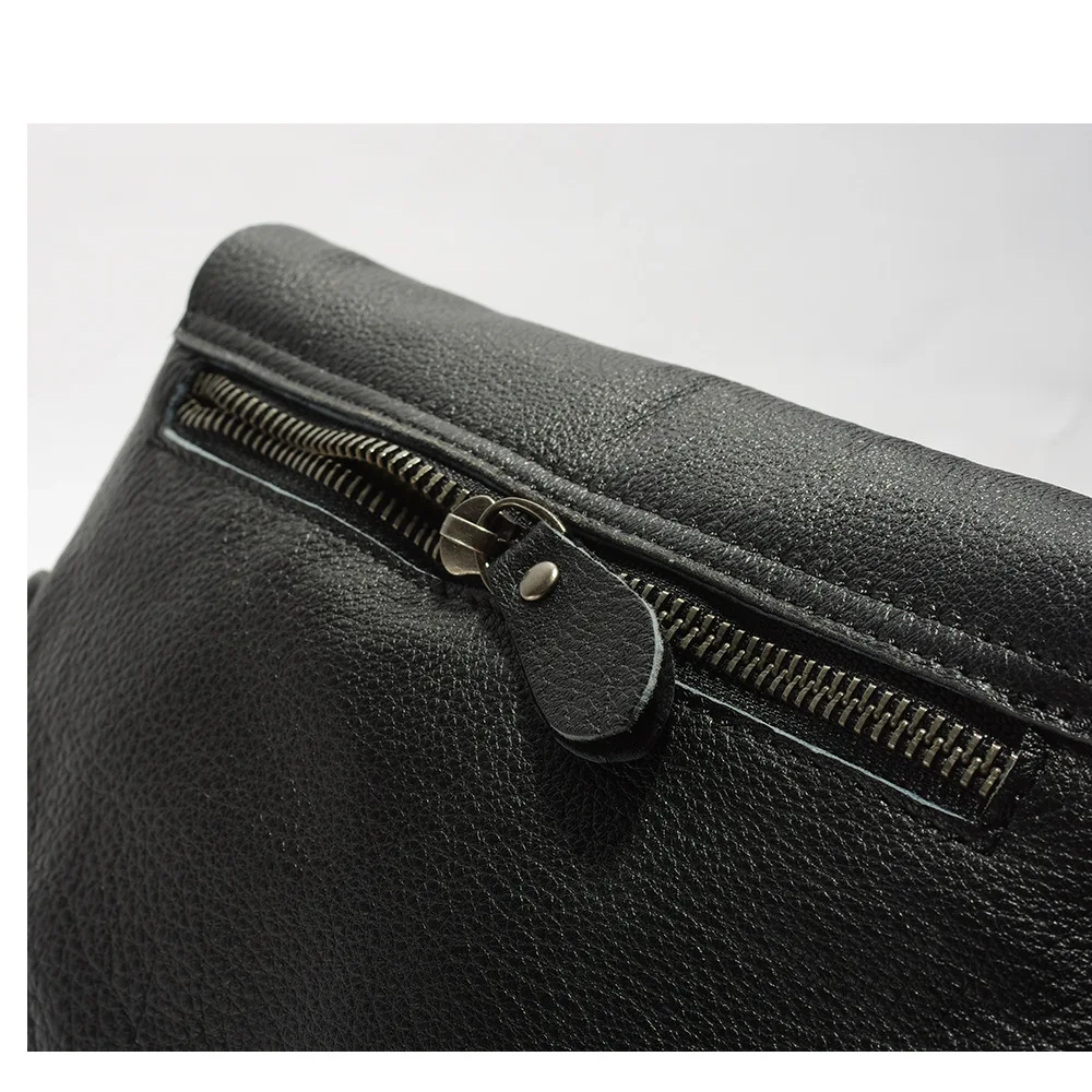 Leather Handbags Small Women\'s Bags Vintage Genuine Leather Bags For Women Shoulder Crossbody Bag Black Cowhide Purse