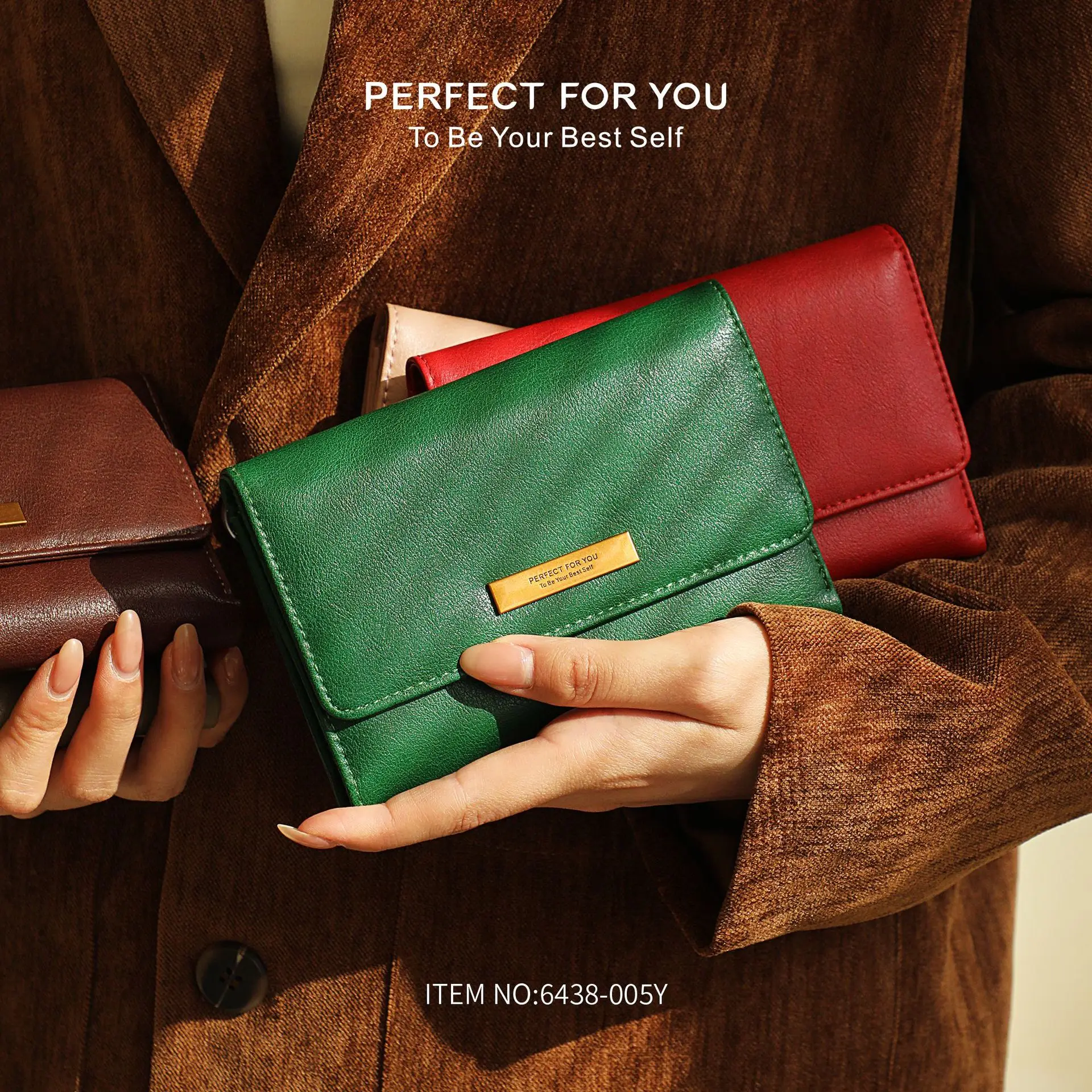 

Женский многофункциональный ручной кошелек большой емкости в стиле ретро с несколькими отделениями и карманами для монет