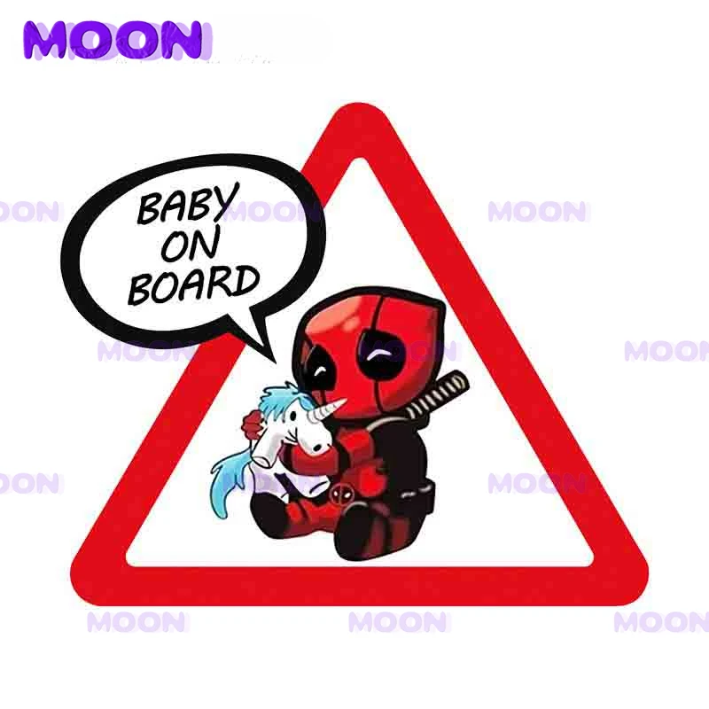 

Милый автомобиль, детский автомобиль, наклейка на окно, бампер, предупреждающий знак, наклейка, виниловая наклейка для украшения автомобиля