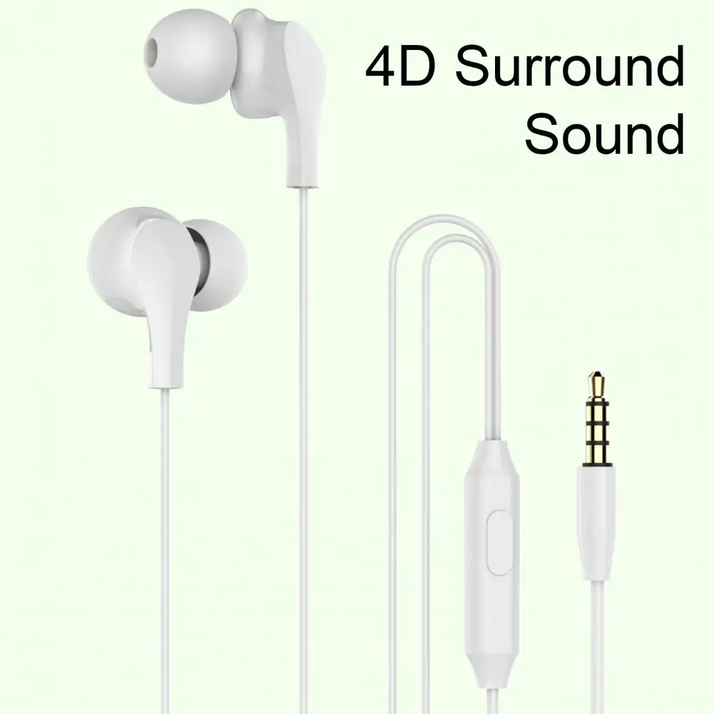 Earphone with Unique Appearance Ear Structure Earphone Immersive Hifi Sound In-ear Headphones for Phones Computers with 10mm