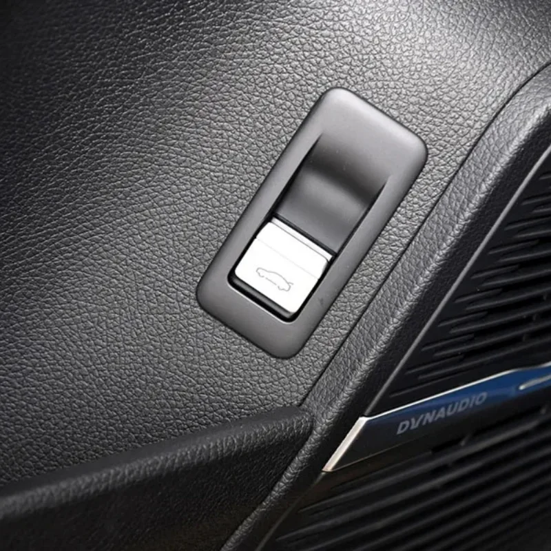 

For BYD Tang II EV Tang EV 2022-2024 Carbon Fiber Style Tail Door Cover Switch Button Control Panel Cover Trim Bezel