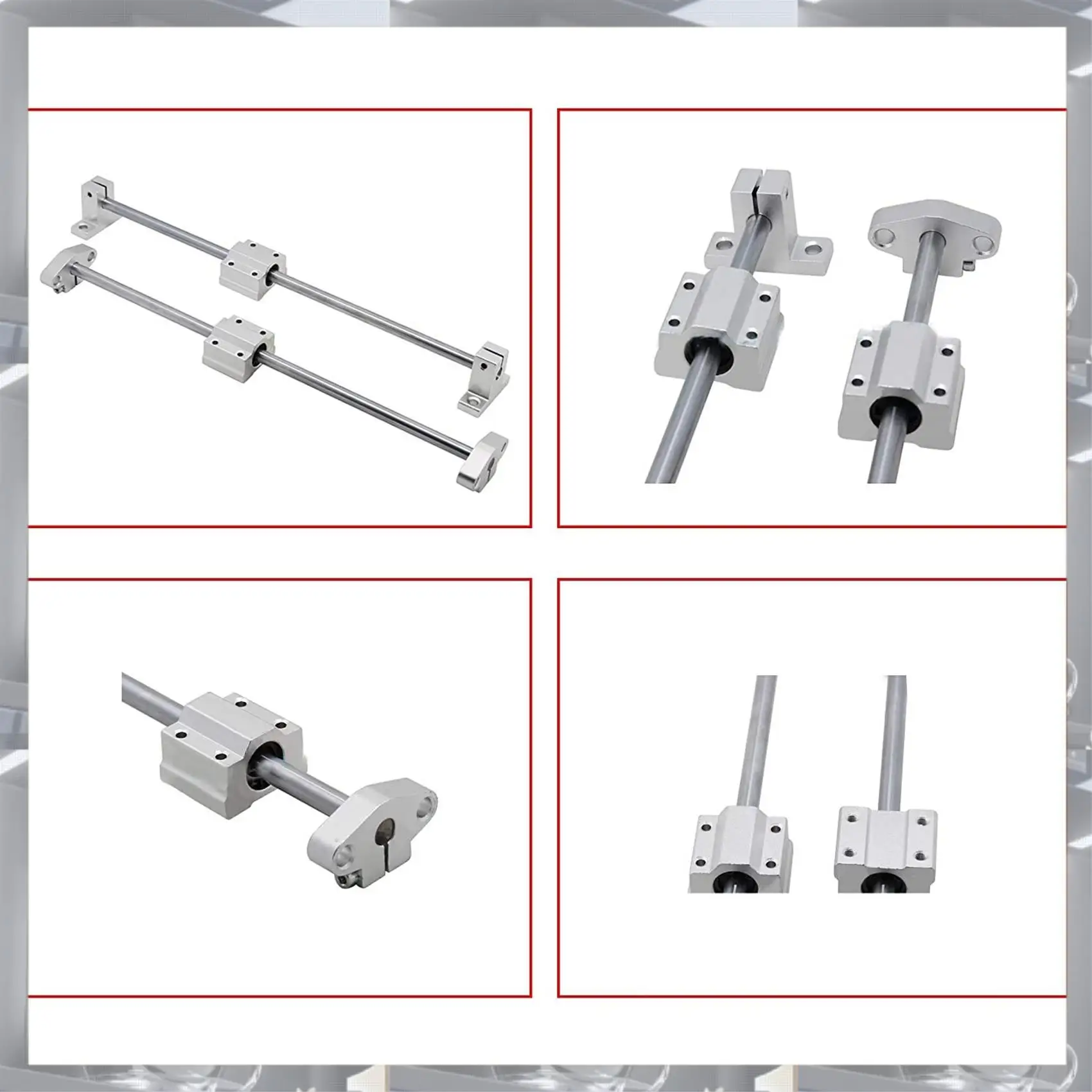 

Лидер продаж, скользящий блок для 3D-принтера, шариковый подшипник линейного движения SCS8UU, втулка 8 мм для Anet A8 Prusa I3, 4 шт., слайд для 3D-принтера