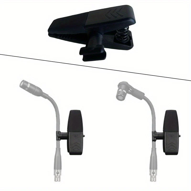 Saxophone Microphone Clip Universal Trumpet Musical Instrument Mic Clamp Holder for Beta98 E908 CB100 JTS CX-500F ATM350 view 6