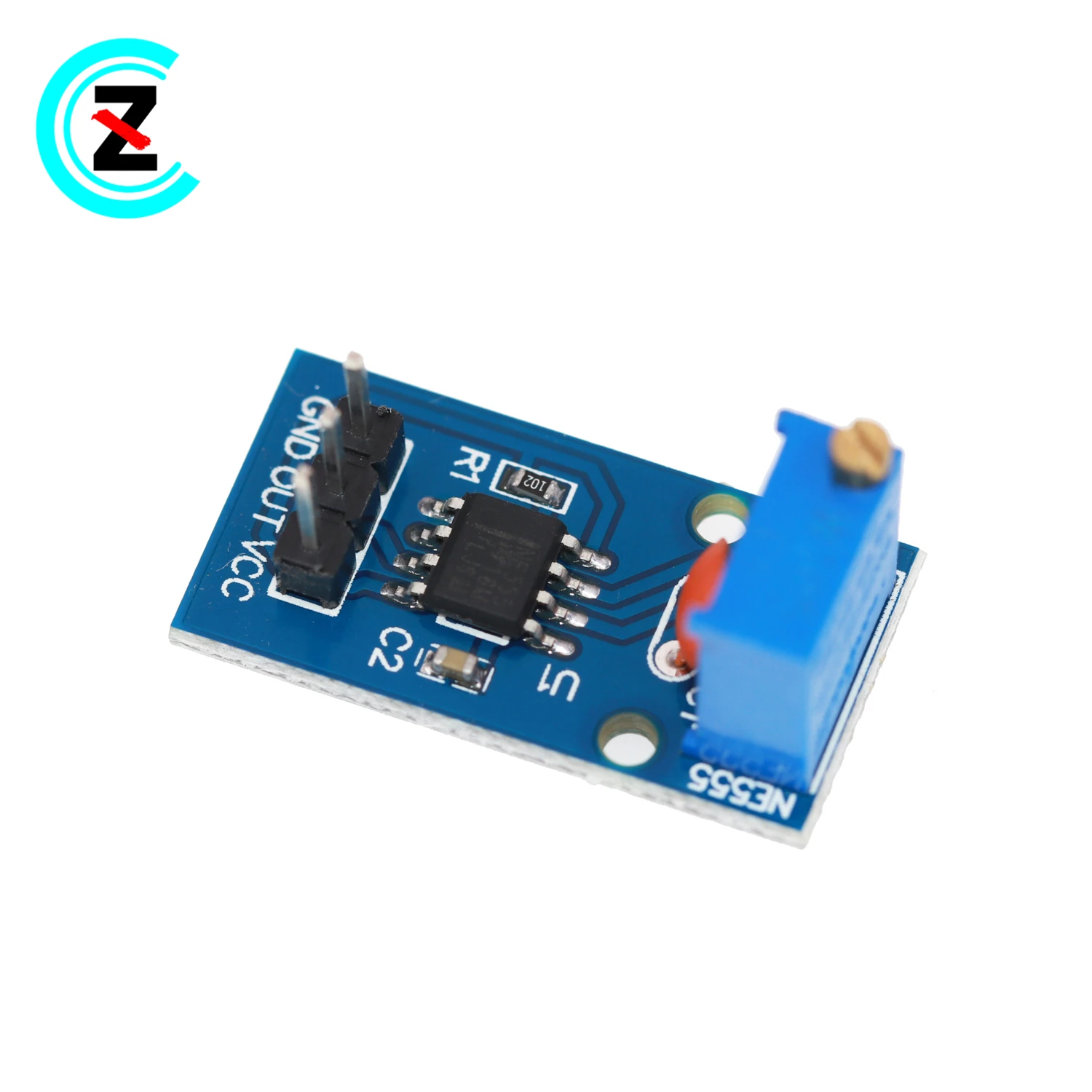 NE555 frequency adjustable pulse generator module